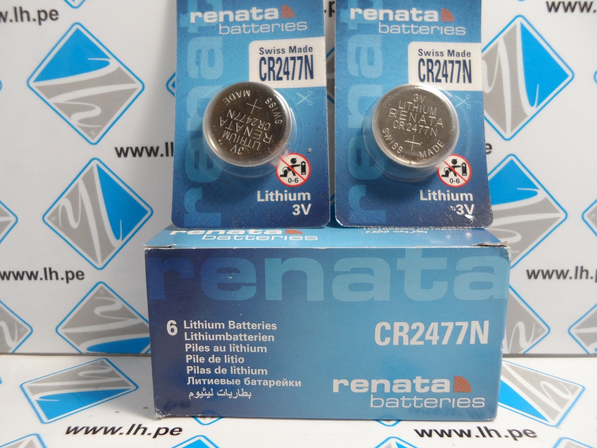 CR2477N   Batería Lithium 3V, 950mAh